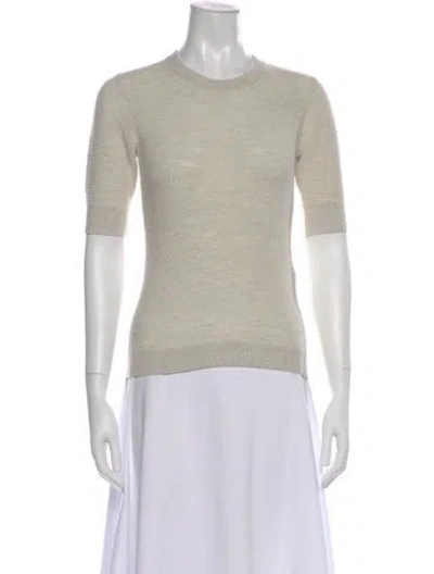 Pre-owned Frame Wool Crew Neck Sweater In Neutral