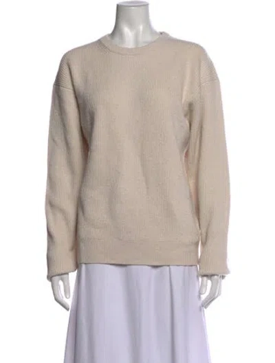 Pre-owned Frame Wool Crew Neck Sweater In Neutrals