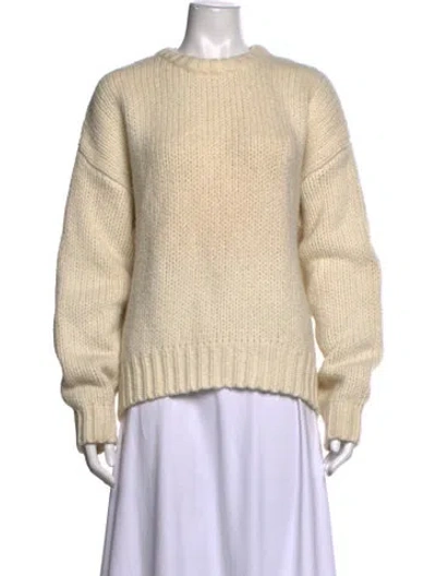 Pre-owned Frame Wool Crew Neck Sweater In Neutrals