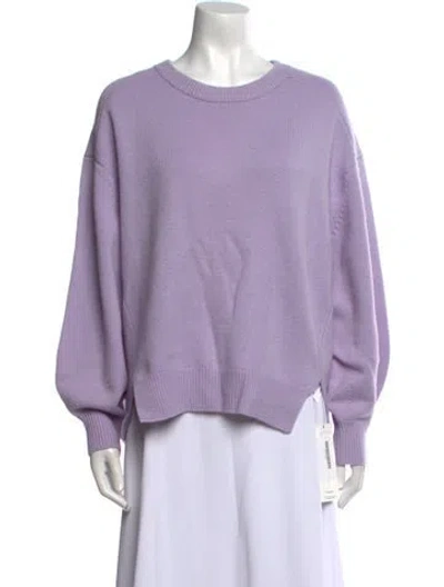 Pre-owned Frame Wool Crew Neck Sweater In Purple