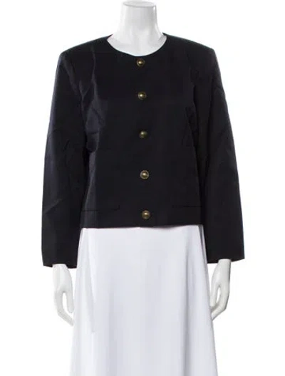 Pre-owned Frame Wool Evening Jacket In Black