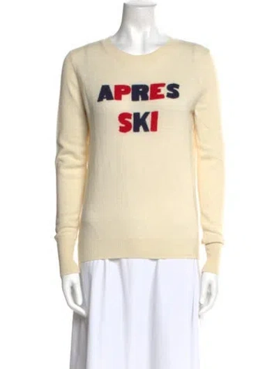 Pre-owned Frame Wool Graphic Print Sweater In Neutral