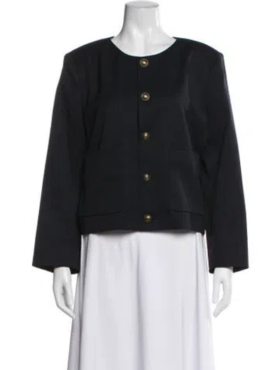 Pre-owned Frame Wool Jacket In Black