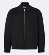Frame Double-face Wool Bomber Jacket In Black