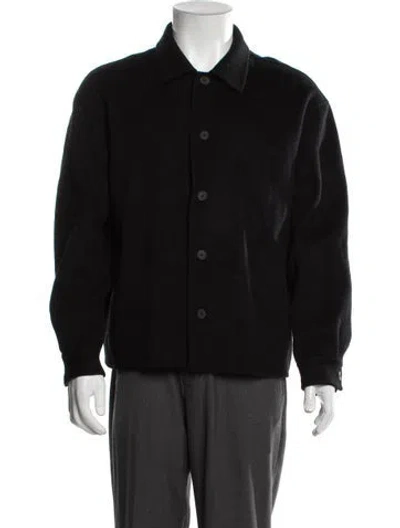 Pre-owned Frame Wool Jacket In Black