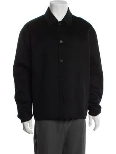 Pre-owned Frame Wool Jacket In Black