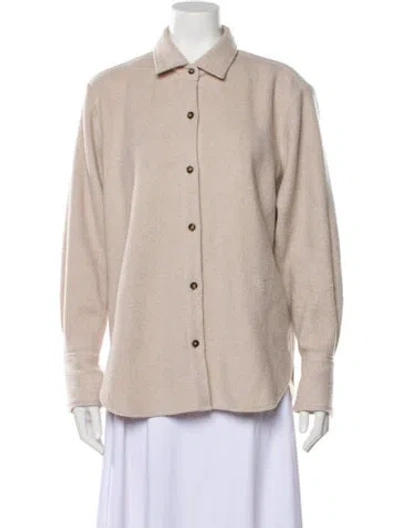 Pre-owned Frame Wool Jacket In Neutral
