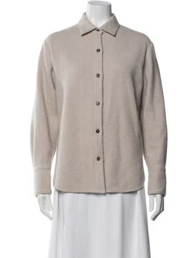 Pre-owned Frame Wool Jacket In Neutral