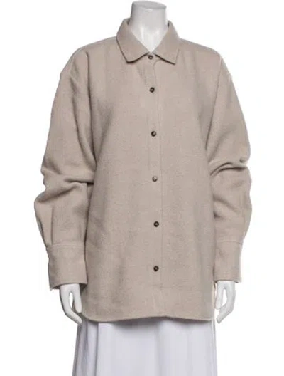 Pre-owned Frame Wool Jacket In Neutrals