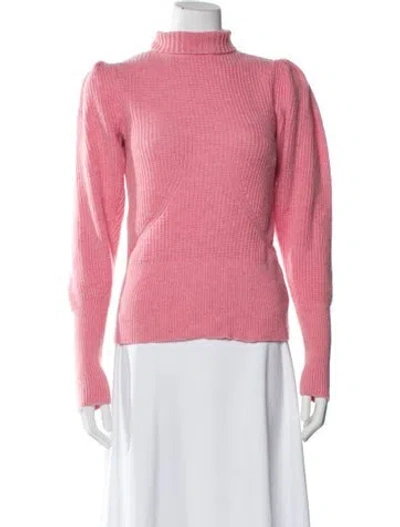 Pre-owned Frame Wool Mock Neck Sweater In Pink