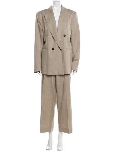 Pre-owned Frame Wool Pantsuit In Neutral