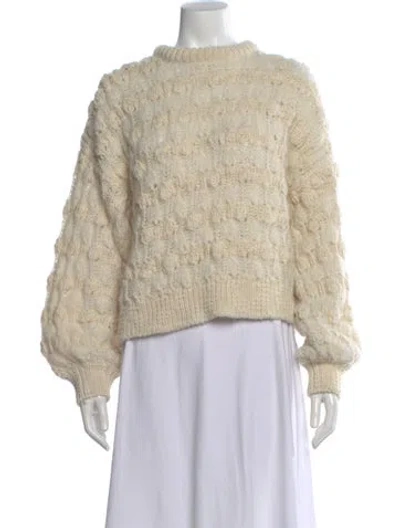 Pre-owned Frame Wool Patterned Sweater In Neutral