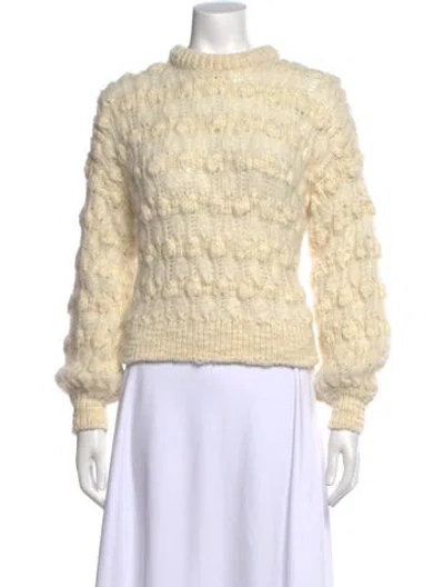 Pre-owned Frame Wool Patterned Sweater In Neutral