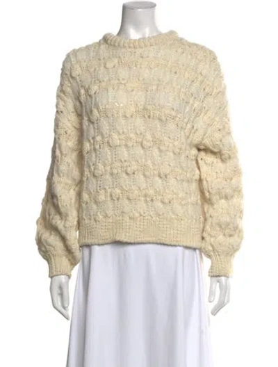 Pre-owned Frame Wool Patterned Sweater In Neutrals