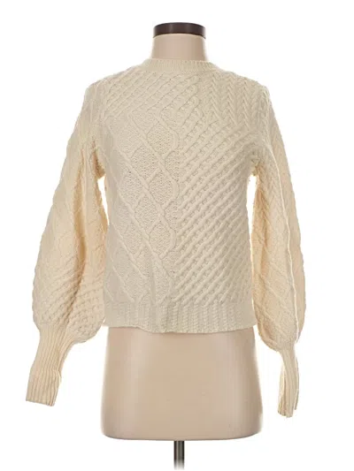Pre-owned Frame Wool Pullover Sweater In Ivory
