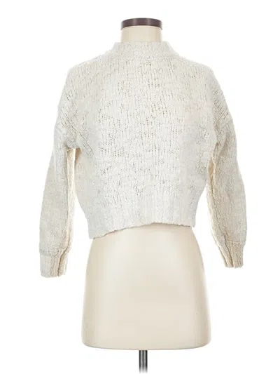 Pre-owned Frame Wool Pullover Sweater In Ivory