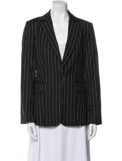 Pre-owned Frame Wool Striped Blazer In Multi