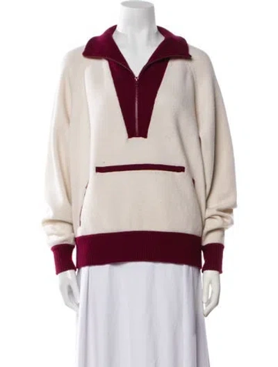 Pre-owned Frame Wool Striped Sweater In Neutral