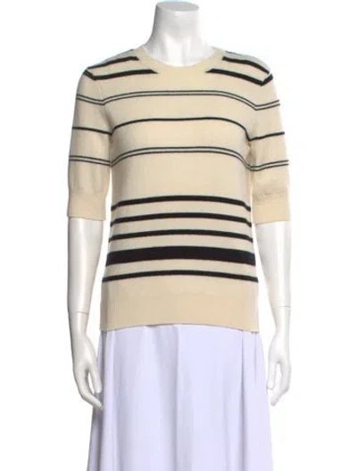 Pre-owned Frame Wool Striped Sweater In Neutral