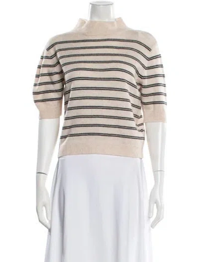 Pre-owned Frame Wool Striped Sweater In Neutral