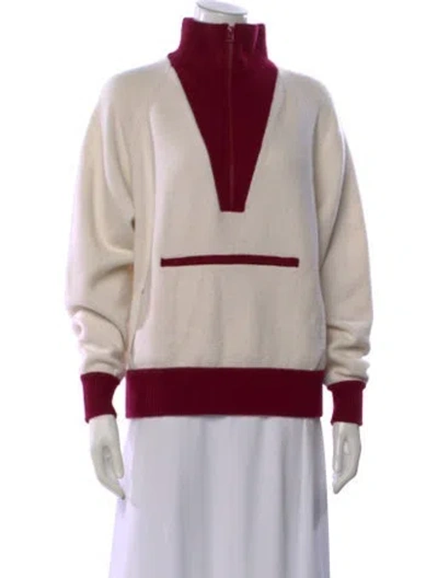 Pre-owned Frame Wool Striped Sweater In Neutral