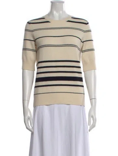Pre-owned Frame Wool Striped Sweater In Neutral