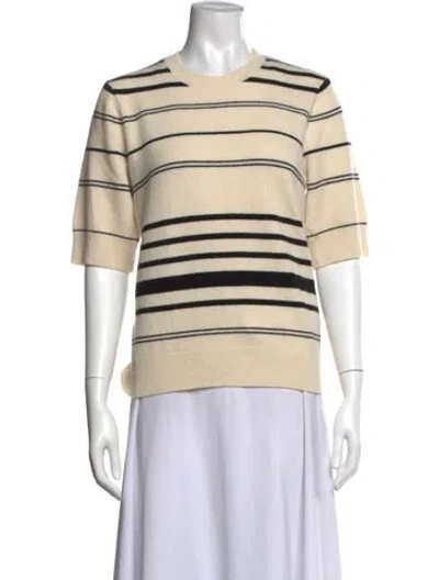 Pre-owned Frame Wool Striped Sweater In Neutrals