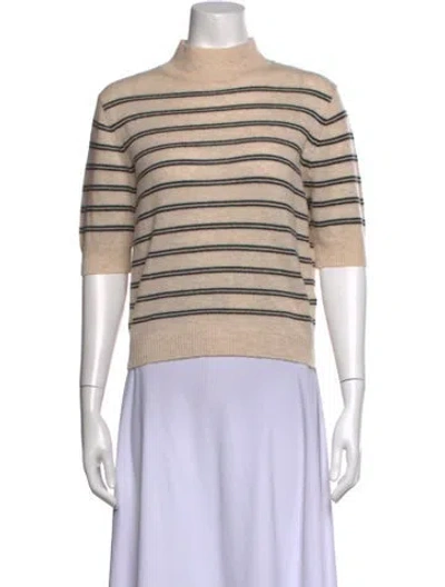 Pre-owned Frame Wool Striped Sweater In Neutrals