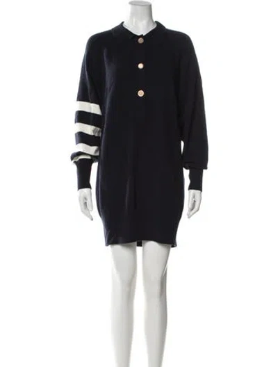 Pre-owned Frame Wool Striped Sweater W/ Tags In Black