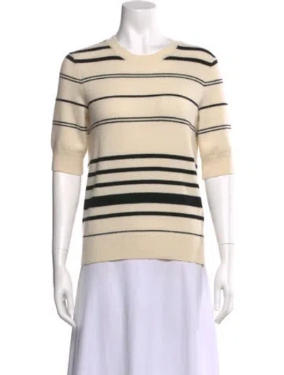 Pre-owned Frame Wool Striped Top In Neutral