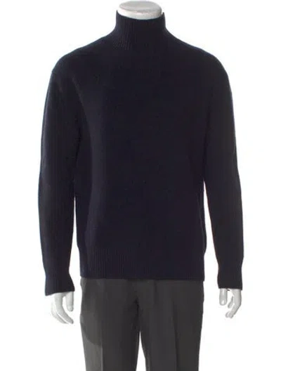 Pre-owned Frame Wool Turtleneck Pullover In Black