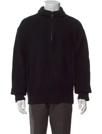 Pre-owned Frame Wool Turtleneck Pullover In Black