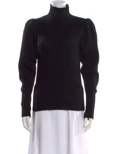 Pre-owned Frame Wool Turtleneck Sweater In Black