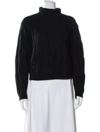 Pre-owned Frame Wool Turtleneck Sweater In Black