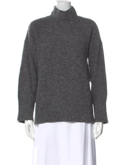 Pre-owned Frame Wool Turtleneck Sweater In Gray