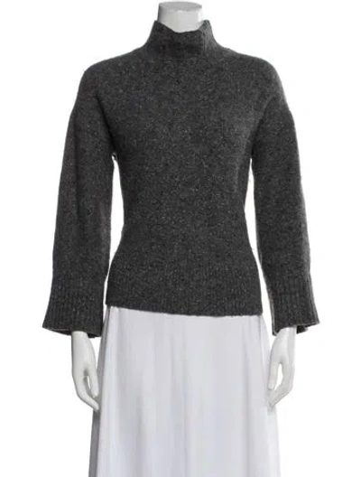 Pre-owned Frame Wool Turtleneck Sweater In Gray