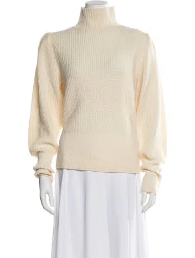 Pre-owned Frame Wool Turtleneck Sweater In Neutral