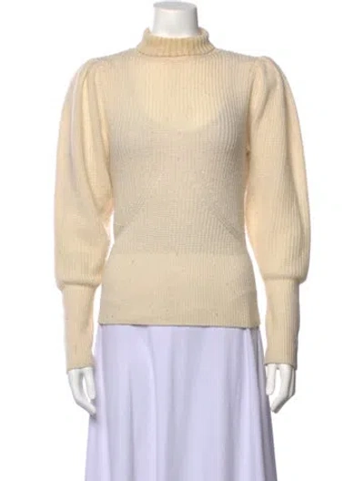 Pre-owned Frame Wool Turtleneck Sweater In Neutrals