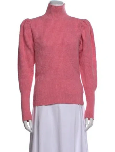 Pre-owned Frame Wool Turtleneck Sweater In Pink