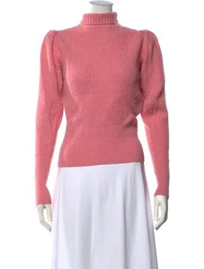 Pre-owned Frame Wool Turtleneck Sweater In Pink