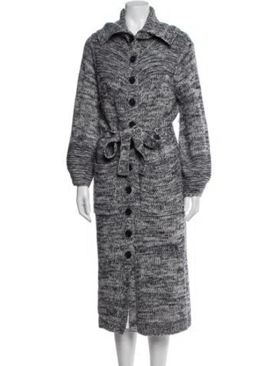 Pre-owned Frame Wool Tweed Pattern Coat In Neutrals