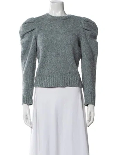 Pre-owned Frame Wool Tweed Pattern Sweater In Grey