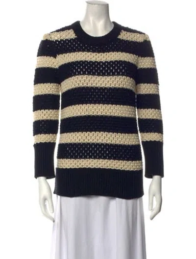 Pre-owned Frame Wool V-neck Sweater In Black