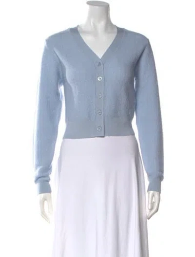 Pre-owned Frame Wool V-neck Sweater In Blue