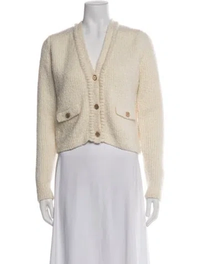Pre-owned Frame Wool V-neck Sweater In Multi