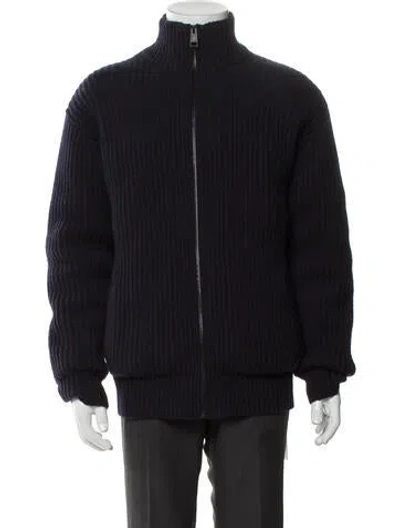 Pre-owned Frame Wool Windbreaker In Black