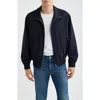 Frame Wool Zip Jacket In Blue