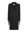 Frame Wool-blend The Rodeo Coat In Black