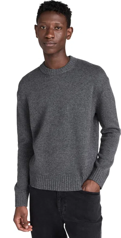 Frame Wool And Cashmere-blend Sweater In Gray