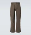 Frame The Straight Cotton Denim Jeans In Brown